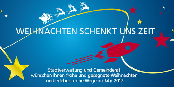 Grafik anlässslich Weihnachten 2017